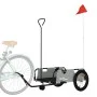 Remolque para bicicletas hierro y tela Oxford gris de vidaXL, Remolques para bicicletas - Ref: Foro24-94189, Precio: 82,80 €,...