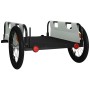 Fahrradanhänger aus Eisen und grauem Oxford-Stoff von vidaXL, Fahrradanhänger - Ref: Foro24-94189, Preis: 84,29 €, Rabatt: %