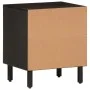 Mesitas de noche 2 uds madera maciza de mango negro 40x33x46 cm by vidaXL, Nightstands - Ref: Foro24-356816, Price: 66,70 €, ...