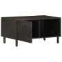 Mesa de centro madera maciza de mango negra 80x50x40 cm by vidaXL, Coffee table - Ref: Foro24-356823, Price: 71,38 €, Discoun...