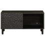 Mesa de centro madera maciza de mango negra 80x50x40 cm by vidaXL, Coffee table - Ref: Foro24-356823, Price: 71,38 €, Discoun...