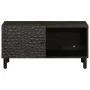 Mesa de centro madera maciza de mango negra 80x50x40 cm de vidaXL, Mesas de centro - Ref: Foro24-356823, Precio: 70,79 €, Des...