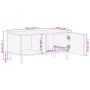 Mesa de centro madera maciza de mango negra 80x50x40 cm by vidaXL, Coffee table - Ref: Foro24-356823, Price: 71,38 €, Discoun...