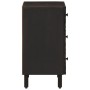 Mesita de noche madera maciza de mango negra 50x33x60 cm de vidaXL, Mesitas de noche - Ref: Foro24-356828, Precio: 97,82 €, D...
