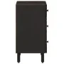 Mesita de noche madera maciza de mango negra 50x33x60 cm de vidaXL, Mesitas de noche - Ref: Foro24-356828, Precio: 96,53 €, D...