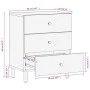 Mesita de noche madera maciza de mango negra 50x33x60 cm de vidaXL, Mesitas de noche - Ref: Foro24-356828, Precio: 96,53 €, D...