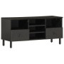 TV-Möbel aus massivem schwarzen Mangoholz 100x33x46 cm von vidaXL, TV-Möbel - Ref: Foro24-356837, Preis: 79,18 €, Rabatt: %