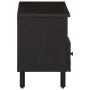 TV-Möbel aus massivem schwarzen Mangoholz 100x33x46 cm von vidaXL, TV-Möbel - Ref: Foro24-356837, Preis: 78,46 €, Rabatt: %
