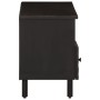 TV-Möbel aus massivem schwarzen Mangoholz 100x33x46 cm von vidaXL, TV-Möbel - Ref: Foro24-356837, Preis: 79,18 €, Rabatt: %