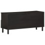 TV-Möbel aus massivem schwarzen Mangoholz 100x33x46 cm von vidaXL, TV-Möbel - Ref: Foro24-356837, Preis: 79,18 €, Rabatt: %