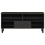 TV-Möbel aus massivem schwarzen Mangoholz 100x33x46 cm von vidaXL, TV-Möbel - Ref: Foro24-356835, Preis: 68,18 €, Rabatt: %
