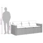 Sofá de jardín de 3 plazas con cojines ratán sintético negro by vidaXL, Outdoor sofas - Ref: Foro24-365829, Price: 236,11 €, ...