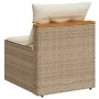 Gartensofa ohne Armlehnen, 2 Stück, mit PE-Rattan-Kissen in Beige. von vidaXL, Outdoor-Sofas - Ref: Foro24-365834, Preis: 163...