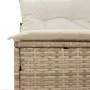 Gartensofa ohne Armlehnen, 2 Stück, mit PE-Rattan-Kissen in Beige. von vidaXL, Outdoor-Sofas - Ref: Foro24-365834, Preis: 163...