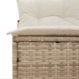 Sofá de jardín sin reposabrazos 2 uds y cojines ratán PE beige by vidaXL, Outdoor sofas - Ref: Foro24-365834, Price: 143,19 €...