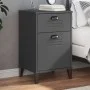 Mesita de noche VIKEN madera de ingeniería gris antracita by vidaXL, Nightstands - Ref: Foro24-374916, Price: 69,70 €, Discou...