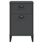 Mesita de noche VIKEN madera de ingeniería gris antracita by vidaXL, Nightstands - Ref: Foro24-374916, Price: 69,70 €, Discou...