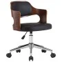 Drehbarer Esszimmerstuhl aus Bugholz, schwarzem Kunstleder von vidaXL, Essstühle - Ref: Foro24-287427, Preis: 156,83 €, Rabat...