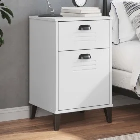 Nachttisch VIKEN aus weißem Holzwerkstoff von vidaXL, Nachttische - Ref: Foro24-374914, Preis: 56,51 €, Rabatt: %