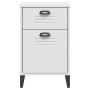 Nachttisch VIKEN aus weißem Holzwerkstoff von vidaXL, Nachttische - Ref: Foro24-374914, Preis: 57,25 €, Rabatt: %