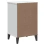 Nachttisch VIKEN aus weißem Holzwerkstoff von vidaXL, Nachttische - Ref: Foro24-374914, Preis: 56,51 €, Rabatt: %