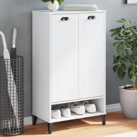 Schuhschrank VIKEN aus weißem Ingenieurholz von vidaXL, Schuhregale und Schuhorganisatoren - Ref: Foro24-374923, Preis: 117,6...