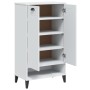 Schuhschrank VIKEN aus weißem Ingenieurholz von vidaXL, Schuhregale und Schuhorganisatoren - Ref: Foro24-374923, Preis: 119,2...