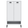 Schuhschrank VIKEN aus weißem Ingenieurholz von vidaXL, Schuhregale und Schuhorganisatoren - Ref: Foro24-374923, Preis: 119,2...