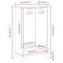 Mueble zapatero VIKEN madera de ingeniería blanca by vidaXL, Shoe racks and shoe organizers - Ref: Foro24-374923, Price: 119,...