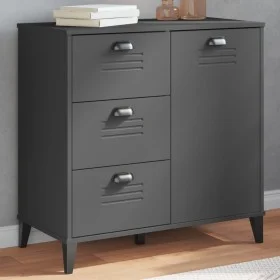 Aparador VIKEN madera de ingeniería gris antracita 80x40x80 cm by vidaXL, Sideboards - Ref: Foro24-374940, Price: 154,34 €, D...