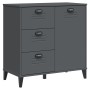 Vitrine VIKEN aus anthrazitgrauem Ingenieurholz 80x40x80 cm von vidaXL, Sideboards - Ref: Foro24-374940, Preis: 156,82 €, Rab...