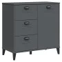 Vitrine VIKEN aus anthrazitgrauem Ingenieurholz 80x40x80 cm von vidaXL, Sideboards - Ref: Foro24-374940, Preis: 154,34 €, Rab...