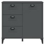 Vitrine VIKEN aus anthrazitgrauem Ingenieurholz 80x40x80 cm von vidaXL, Sideboards - Ref: Foro24-374940, Preis: 156,82 €, Rab...