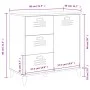 Vitrine VIKEN aus anthrazitgrauem Ingenieurholz 80x40x80 cm von vidaXL, Sideboards - Ref: Foro24-374940, Preis: 154,34 €, Rab...