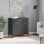 Vitrine VIKEN aus anthrazitgrauem Ingenieurholz 80x40x80 cm von vidaXL, Sideboards - Ref: Foro24-374937, Preis: 153,16 €, Rab...