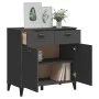 Vitrine VIKEN aus anthrazitgrauem Ingenieurholz 80x40x80 cm von vidaXL, Sideboards - Ref: Foro24-374937, Preis: 153,16 €, Rab...