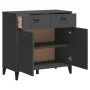 Vitrine VIKEN aus anthrazitgrauem Ingenieurholz 80x40x80 cm von vidaXL, Sideboards - Ref: Foro24-374937, Preis: 153,16 €, Rab...