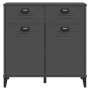 Vitrine VIKEN aus anthrazitgrauem Ingenieurholz 80x40x80 cm von vidaXL, Sideboards - Ref: Foro24-374937, Preis: 155,74 €, Rab...