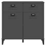 Vitrine VIKEN aus anthrazitgrauem Ingenieurholz 80x40x80 cm von vidaXL, Sideboards - Ref: Foro24-374937, Preis: 153,16 €, Rab...