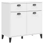 Vitrine VIKEN aus weißem 80x40x80 cm großem Ingenieurholz. von vidaXL, Sideboards - Ref: Foro24-374935, Preis: 148,00 €, Raba...