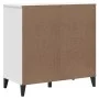 Vitrine VIKEN aus weißem 80x40x80 cm großem Ingenieurholz. von vidaXL, Sideboards - Ref: Foro24-374935, Preis: 148,00 €, Raba...