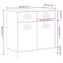 Aparador VIKEN madera de ingeniería blanco 80x40x80 cm by vidaXL, Sideboards - Ref: Foro24-374935, Price: 150,38 €, Discount: %