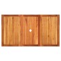 Gartentisch aus synthetischem Rattan und Akazienholz in Schwarz, 140x80x75 cm. von vidaXL, Gartentische - Ref: Foro24-366276,...