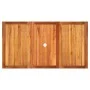 Gartentisch aus synthetischem Rattan und Akazienholz in Schwarz, 140x80x75 cm. von vidaXL, Gartentische - Ref: Foro24-366276,...