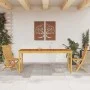Mesa de comedor de jardín madera maciza de acacia 180x90x75 cm by vidaXL, Garden tables - Ref: Foro24-366371, Price: 207,83 €...