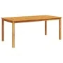 Massiver Gartentisch aus Akazienholz 180x90x75 cm von vidaXL, Gartentische - Ref: Foro24-366371, Preis: 203,53 €, Rabatt: %