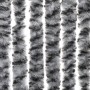 Cortina antimoscas chenilla gris negro y blanco 100x220 cm by vidaXL, Mosquito nets for windows - Ref: Foro24-377337, Price: ...