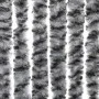 Cortina antimoscas chenilla gris negro y blanco 100x220 cm de vidaXL, Mosquiteras para ventanas - Ref: Foro24-377337, Precio:...