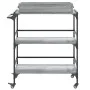 Carrito de cocina madera ingeniería gris Sonoma 81,5x41x92,5 cm by vidaXL, Kitchen and dining carts - Ref: Foro24-842344, Pri...