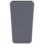Pflanzgefäße 2 Stück PP blau grau 32,5x32,5x57 cm von vidaXL, Töpfe und Pflanzgefäße - Ref: Foro24-367846, Preis: 72,44 €, Ra...